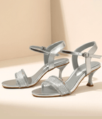 Elegant Round Toe Spike Heel Pumps