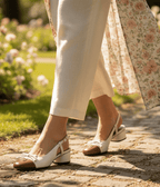 Vlogo Katie Bow Slingback Sandals