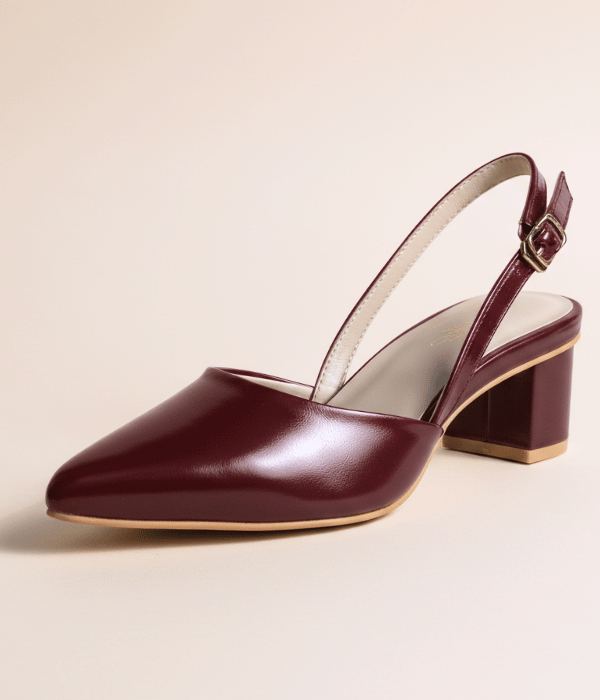 Katrina Low Heel Back Strap Sandals