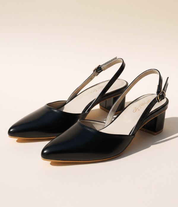 Katrina Low Heel Back Strap Sandals