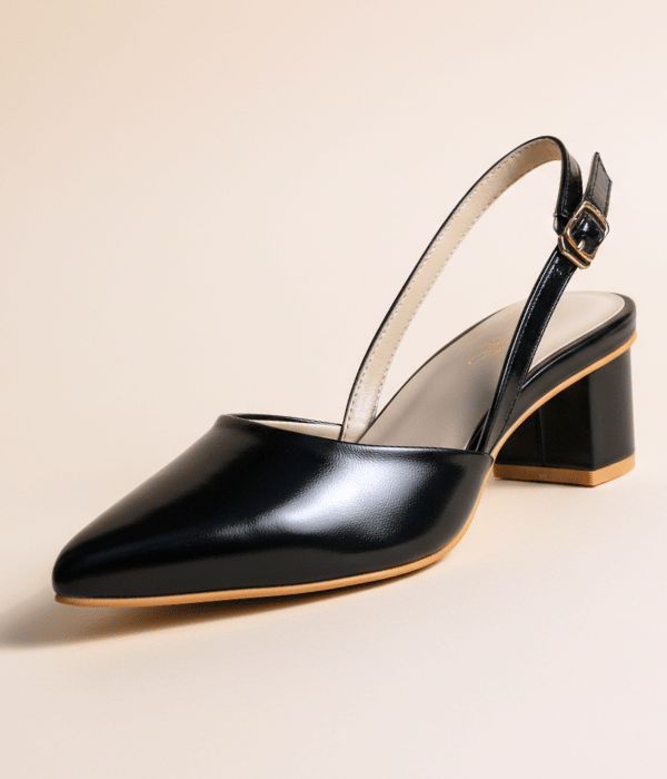 Katrina Low Heel Back Strap Sandals