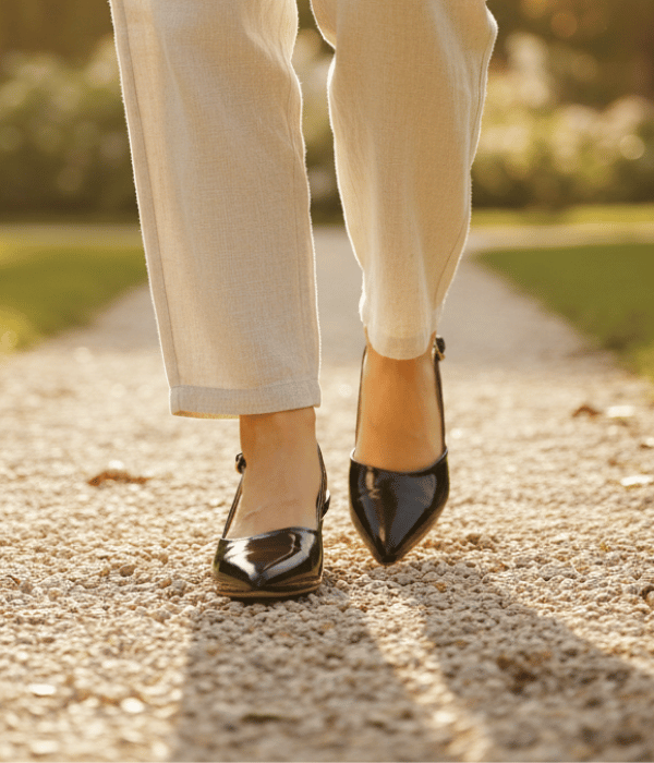Katrina Low Heel Back Strap Sandals