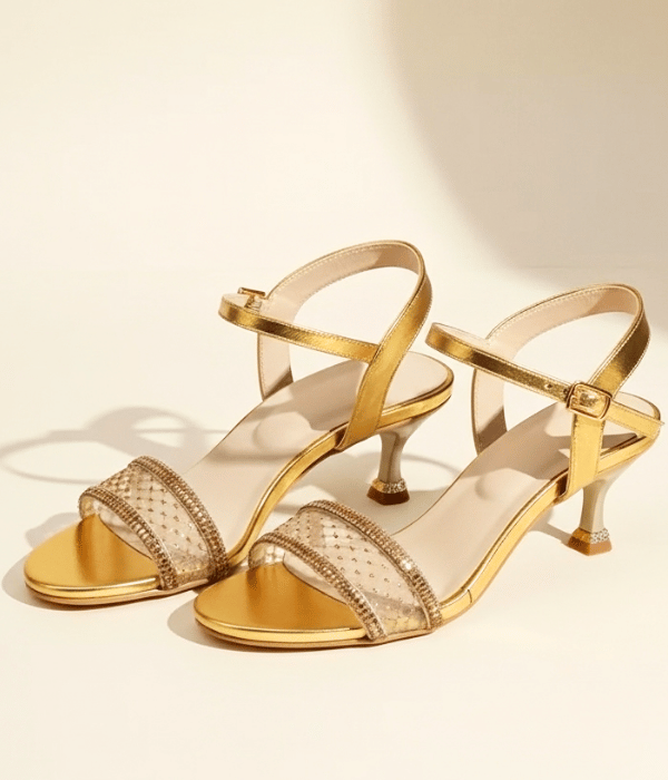 Elegant Round Toe Spike Heel Pumps